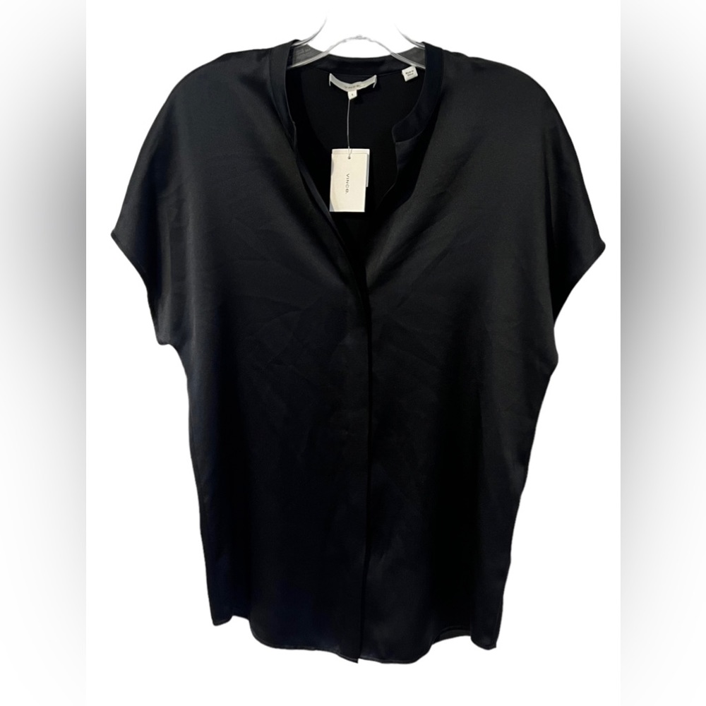 Vince Black Blouse